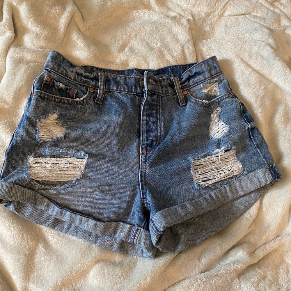 CP jeans mom shorts